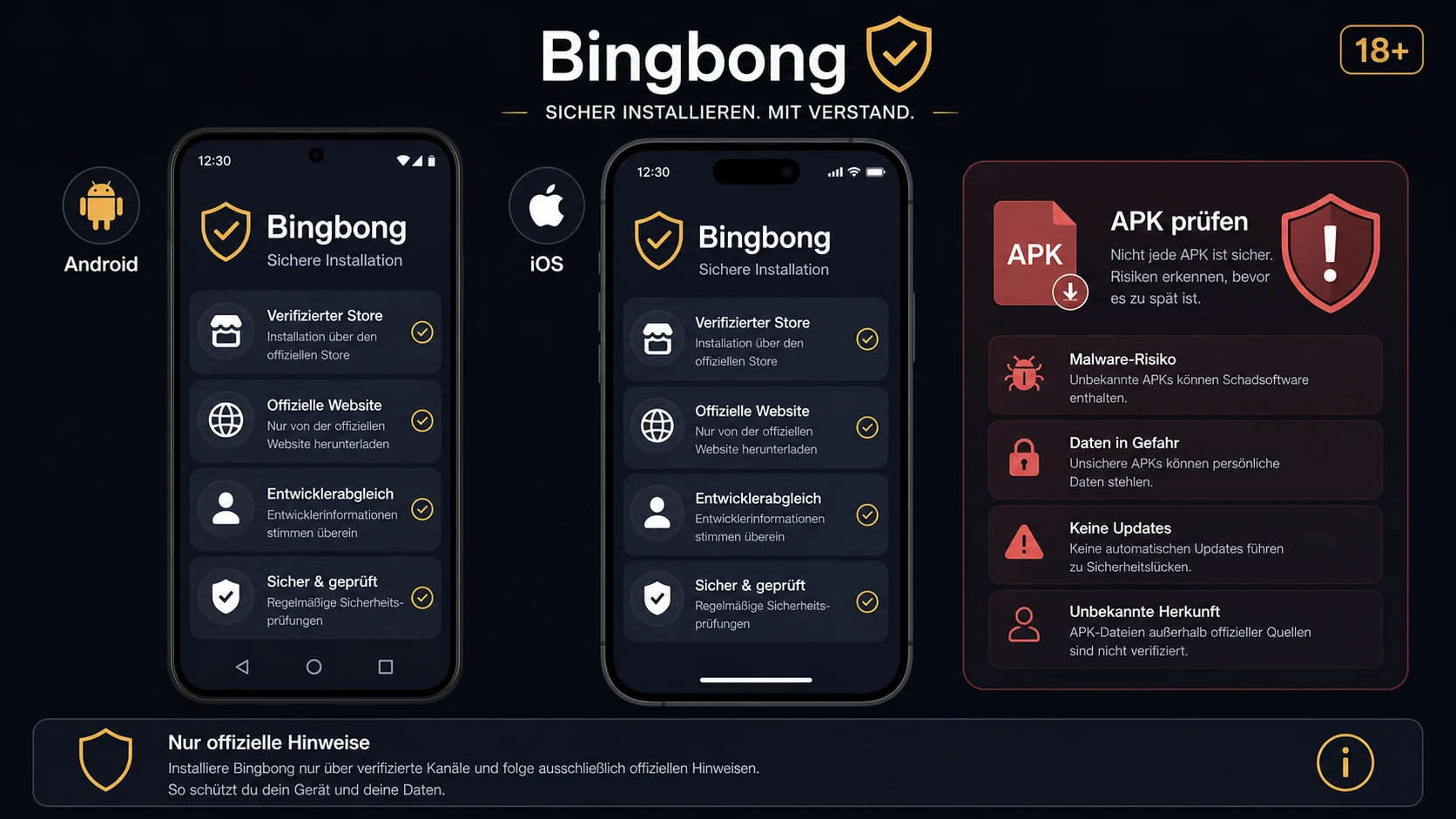 Android, iOS und APK-Dateien