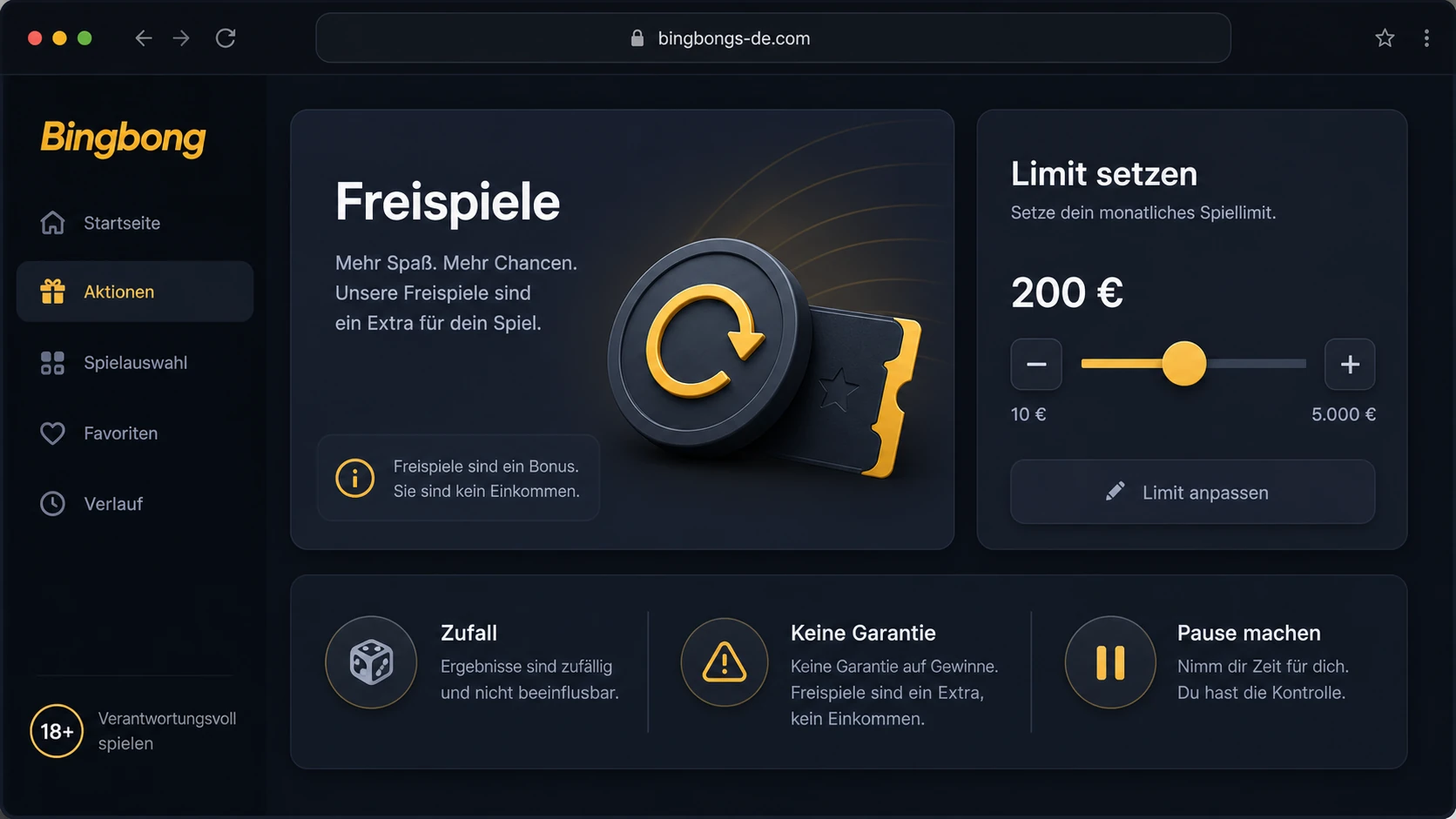 Free Spins und verantwortungsvolles Spielen