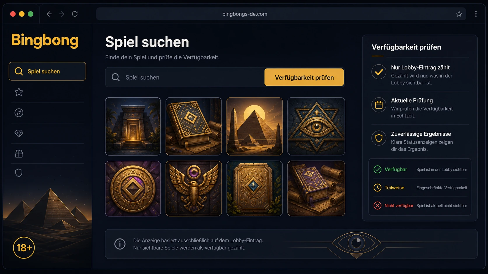 Bekannte Slot-Titel: Book of Ra, Eye of Horus und andere Spiele